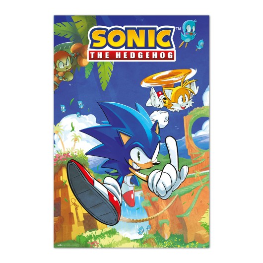 POSTER SONIC THE HEDGEHOG - SONIC & TAILS