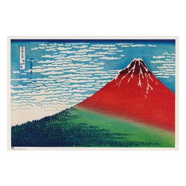 POSTER KATSUSHIKA HOKUSAI'S FINE WIND, CLEAR MORNING