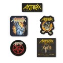 SET DE 5 PARCHES ANTHRAX