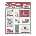 ETIQUETAS ADHESIVAS NAVIDAD SNOOPY