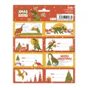 ETIQUETAS ADHESIVAS NAVIDAD WILD CHRISTMAS