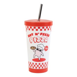 VASO DE ACERO CON PAJITA KETNIPZ