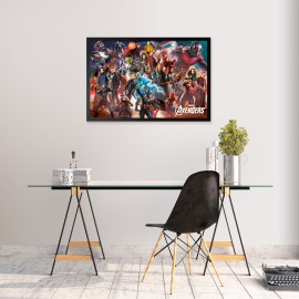 POSTER MARVEL LOS VENGADORES: ENDGAME LINE UP 2