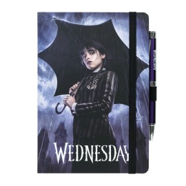 CUADERNO PREMIUM A5 CON BOLIGRAFO PROYECTOR WEDNESDAY 2