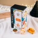 SET DE 3 ADORNOS DE NAVIDAD FRIENDS-PAVO, SOFA Y TAZA CENTRAL PERK