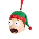 SET DE 3 ADORNOS DE NAVIDAD RICK & MORTY-RICK, MORTY Y RICK PEPINILLO