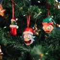 SET DE 3 ADORNOS DE NAVIDAD RICK & MORTY-RICK, MORTY Y RICK PEPINILLO