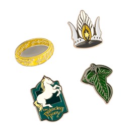 SET DE 4 PINS EL SEÑOR DE LOS ANILLOS