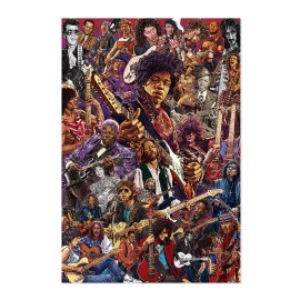 POSTER LEGENDARY GUITARISTS