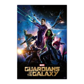 POSTER MARVEL GUARDIANES DE LA GALAXIA OFICIAL 2