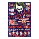 POSTER DC COMICS BATMAN Y JOKER QUOTOGRAPHY