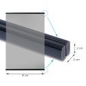 COLGADOR DE POSTERS MAGNETICO VERTICAL NEGRO