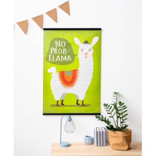 COLGADOR DE POSTERS MAGNETICO VERTICAL NEGRO