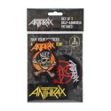 SET DE 3 PARCHES ANTHRAX