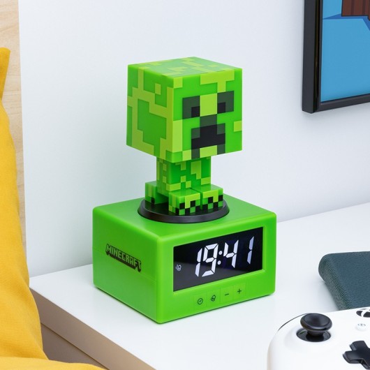 RELOJ DESPERTADOR ICONS MINECRAFT ENREDADERA