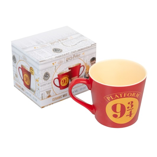 TAZA PREMIUM HARRY POTTER PLATAFORMA 9 3/4