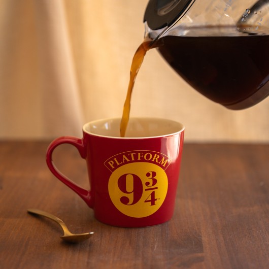 TAZA PREMIUM HARRY POTTER PLATAFORMA 9 3/4