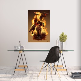 POSTER JUEGO DE TRONOS LA CASA DEL DRAGON FIRE AND BLOOD 2