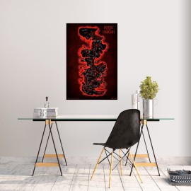 POSTER JUEGO DE TRONOS LA CASA DEL DRAGON MAPA DE PONIENTE 2