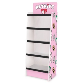 EXPOSITOR 1/4 PALET CARTON 5 BALDAS KETNIPZ SIN MERCANCIA