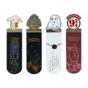 SET DE 4 MARCAPAGINAS HARRY POTTER