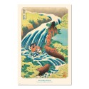 POSTER MINOWA, KANASUGI, AND MIKAWASHIMA BY UTAGAWA HIROSHIGE