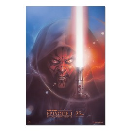 POSTER STAR WARS EPISODIO 1 LA AMENAZA FANTASMA 25 ANIVERSARIO