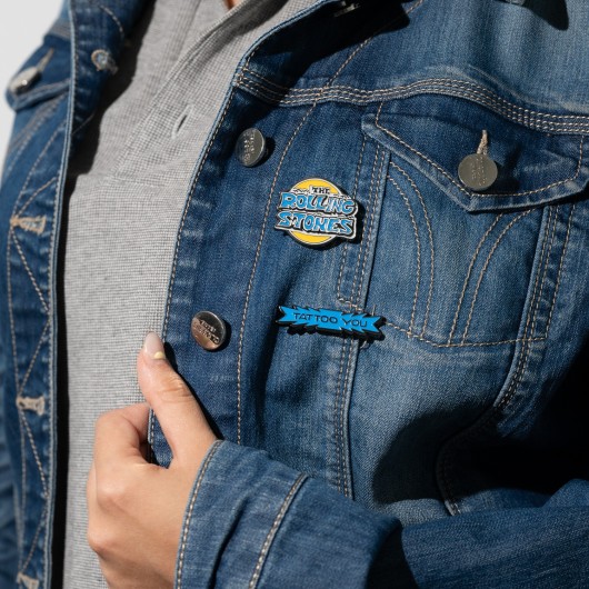 SET DE 4 PINS THE ROLLING STONES
