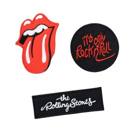 SET DE 3 PARCHES THE ROLLING STONES