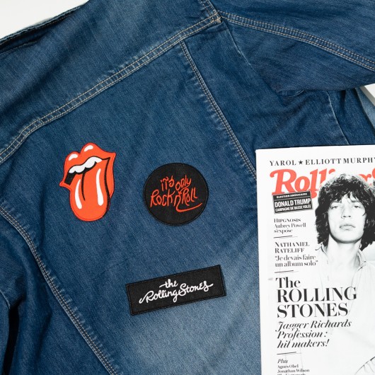 SET DE 3 PARCHES THE ROLLING STONES