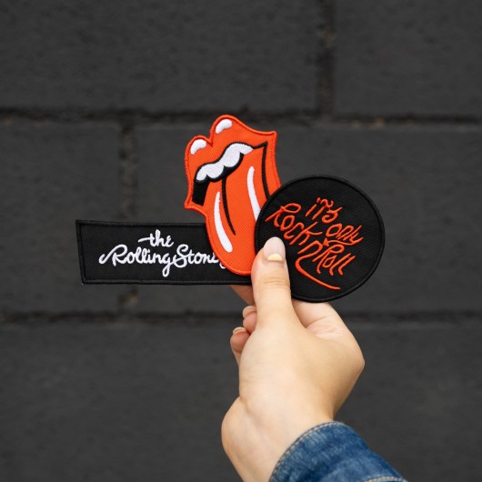 SET DE 3 PARCHES THE ROLLING STONES