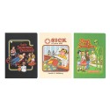 PACK 3 CUADERNOS A5 STEVEN RHODES