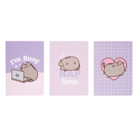 PACK 3 CUADERNOS A6 PUSHEEN MOMENTS 2
