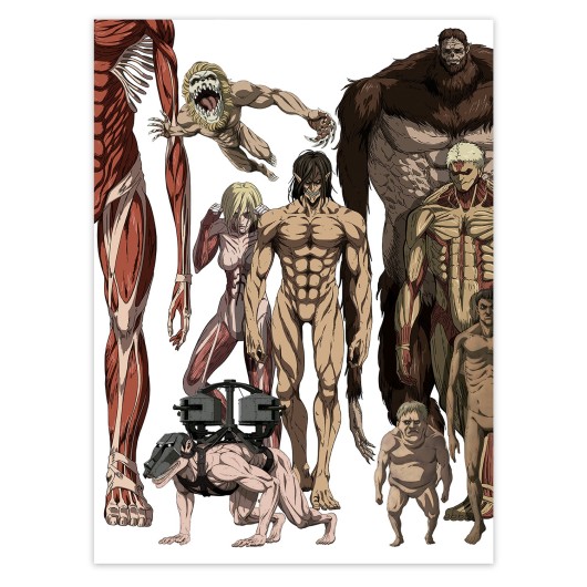 SET MINIPOSTERS ATTACK ON TITAN