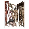 SET MINIPOSTERS ATTACK ON TITAN