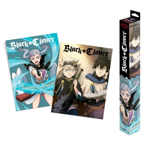 SET MINIPOSTERS BLACK CLOVER