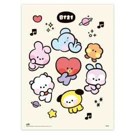 SET MINIPOSTERS BT21 2