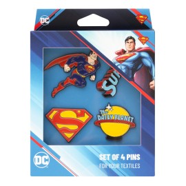 SET DE 4 PINS DC COMICS SUPERMAN 2