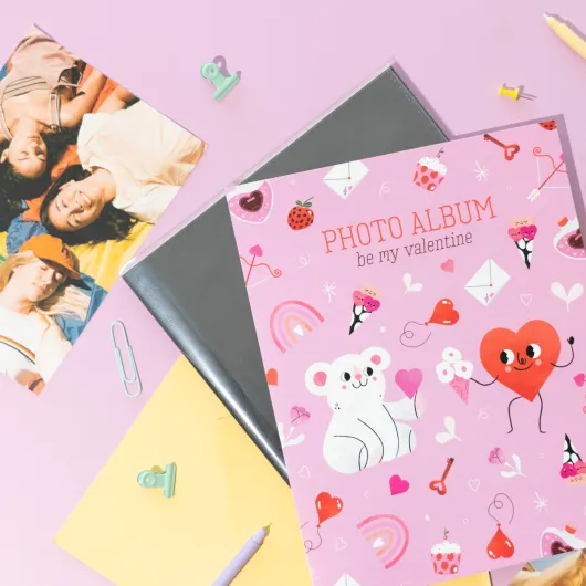 ALBUM FOTO SOFT 96 BOLSILLOS 13X20 CM BE MY VALENTINE
