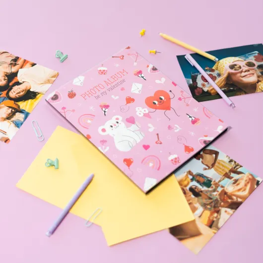 ALBUM FOTO SOFT 96 BOLSILLOS 13X20 CM BE MY VALENTINE