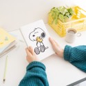 CUADERNO PREMIUM A5 TAPA FELPA SNOOPY