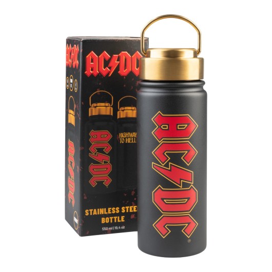 BOTELLA METALICA HOT&COLD 550ML AC/DC