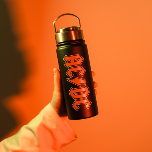 BOTELLA METALICA HOT&COLD 550ML AC/DC