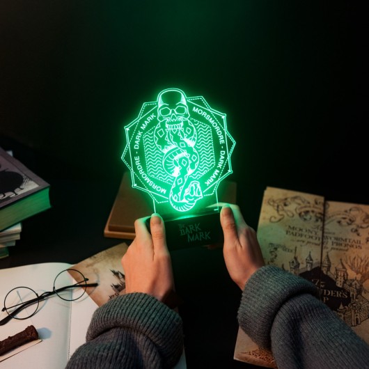 LAMPARA LED DE MESA HARRY POTTER MARCA TENEBROSA