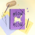 CARPETA DE FUNDAS A4 MEOW MEOW WEIRD CATS