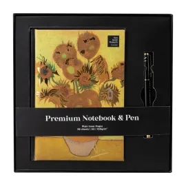 SET CUADERNO PREMIUM A5 CON BOLIGRAFO VAN GOGH MUSEUM