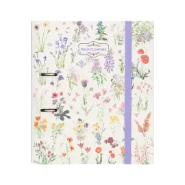 CARPETA 2 ANILLAS WILD FLOWERS