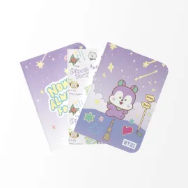 PACK 3 CUADERNOS A6 BT21 THE JOURNEY MANG