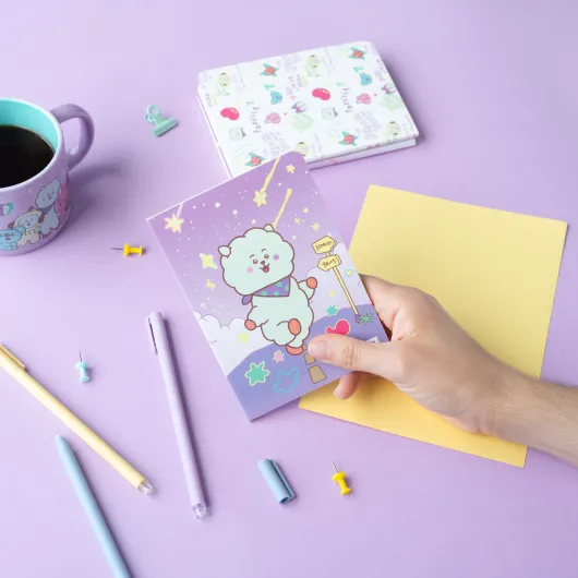 PACK 3 CUADERNOS A6 BT21 THE JOURNEY RJ