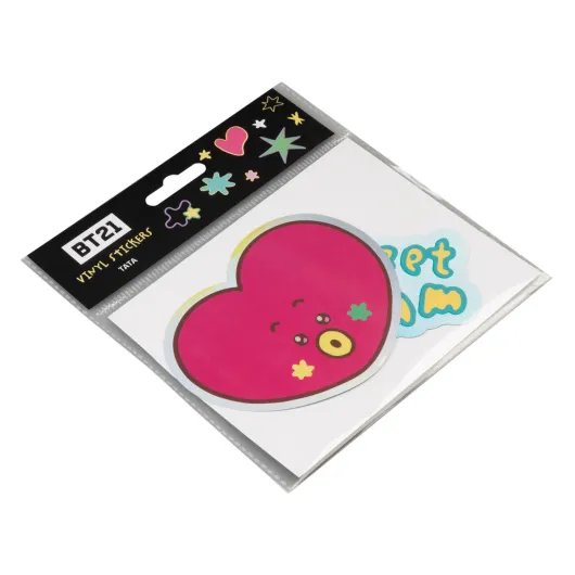 PACK 2 PEGATINAS VINILO BT21 THE JOURNEY TATA